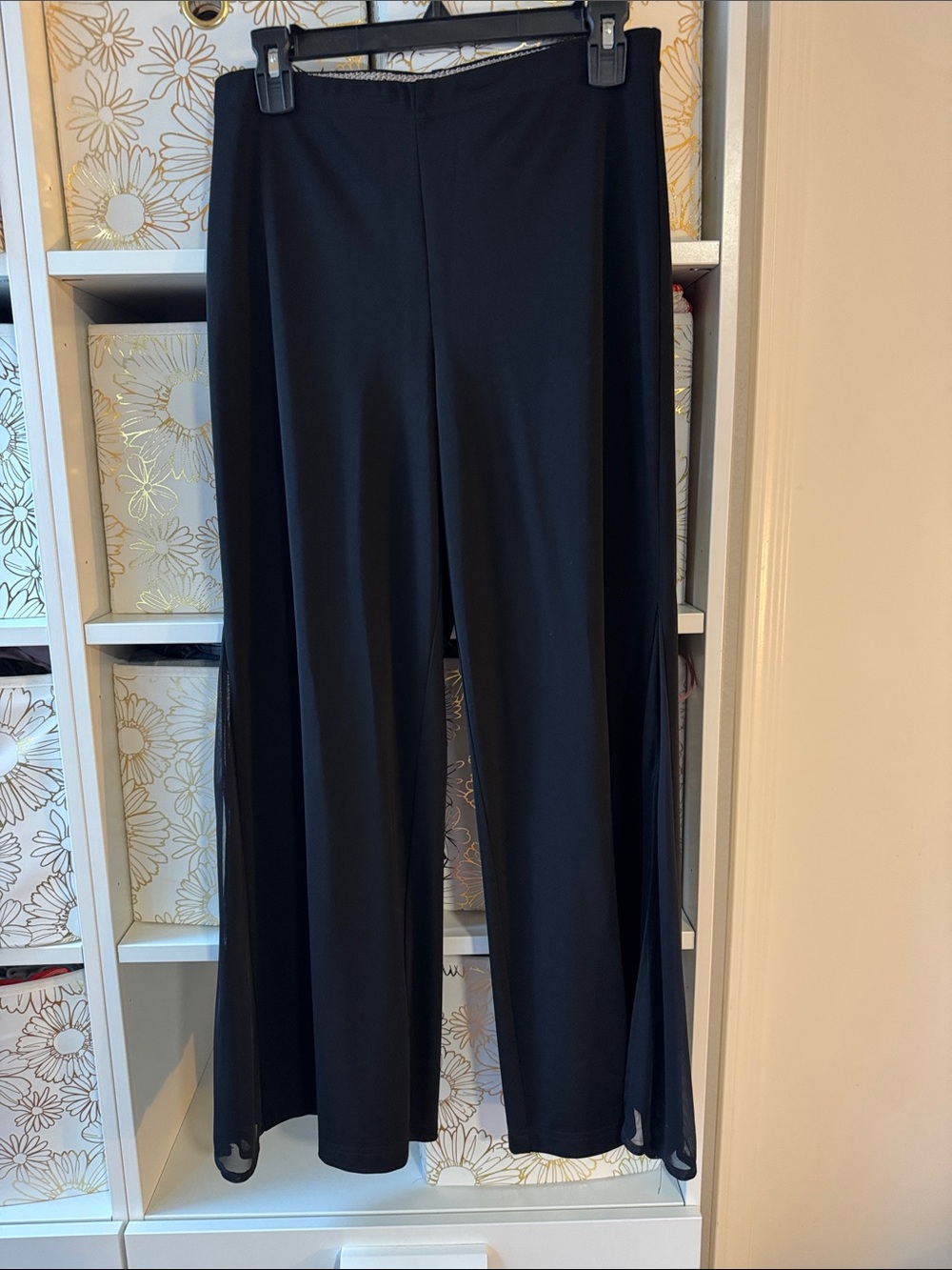 Joseph Ribkoff Black Wide-Leg Palazzo Pants